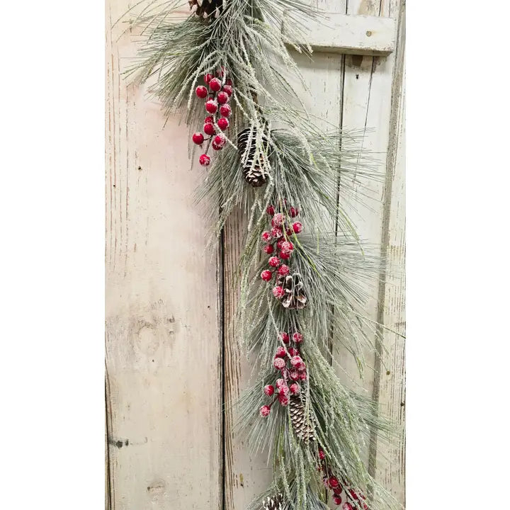 Frosty Christmas Garland