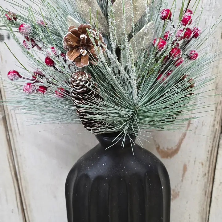 Frosty Christmas Pine Pick