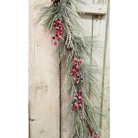 Frosty Christmas Garland